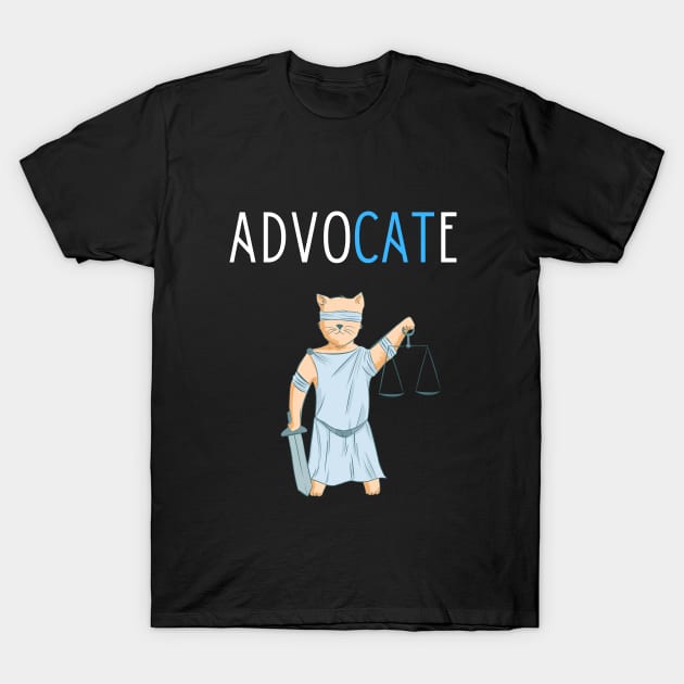 Advocate lawyer gift T-Shirt by cypryanus